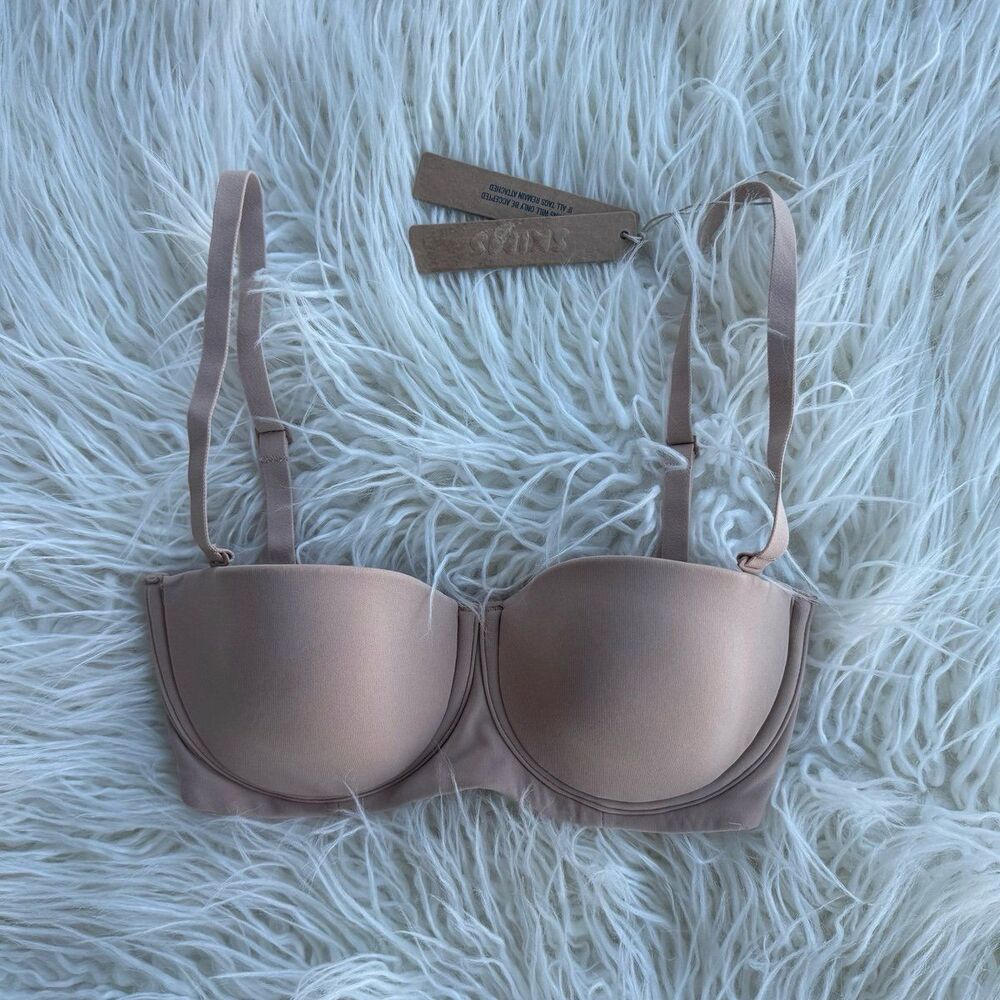 Skims Fits Everybody Strapless Bra Clay Size 30C - Picture 2 of 7